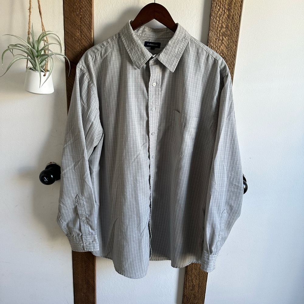 Craft & Barrow Men's Long Sleeve Collared Dress Shirt Check Striped XL
VGUC